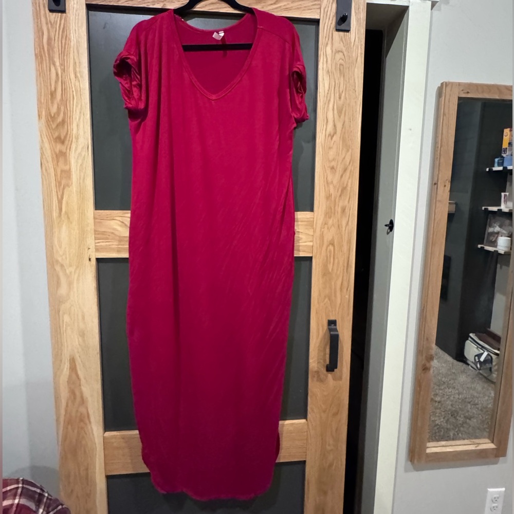 Chic Red Maxi Dress